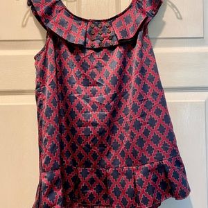 Dressy tank with ruffle